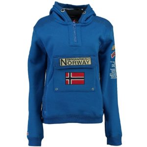 Sudadera De Hombre Gymclass Azul Eléctrico