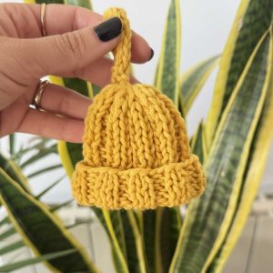 Micro Braille Beanie Charm
